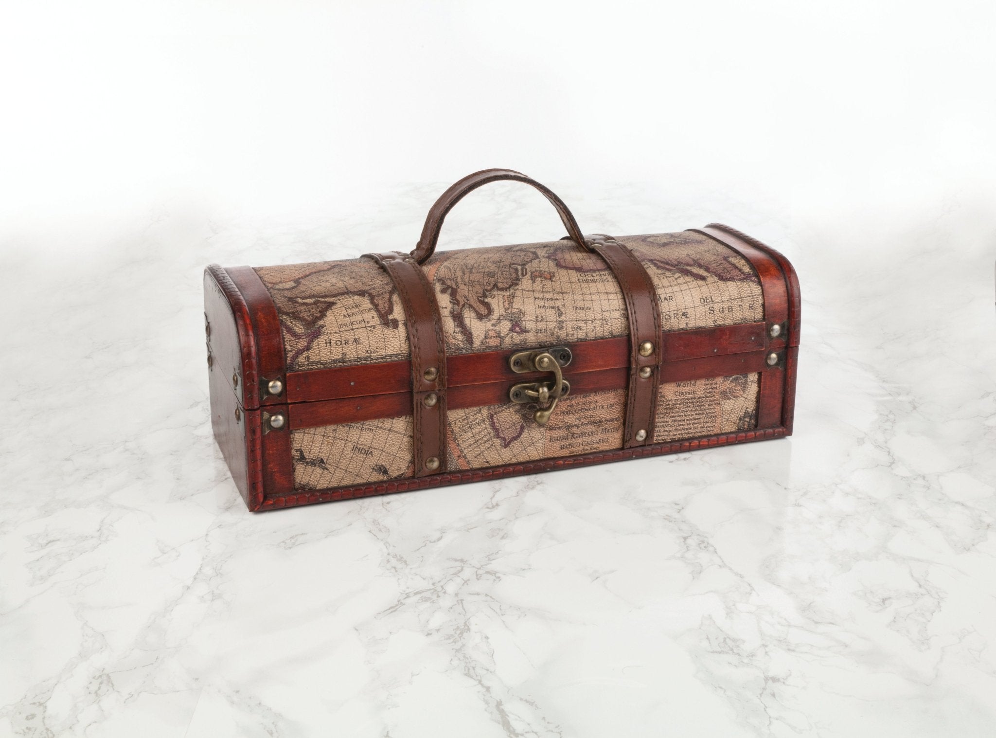 1 - Bottle Old World Wooden Wine Box | Zigeze