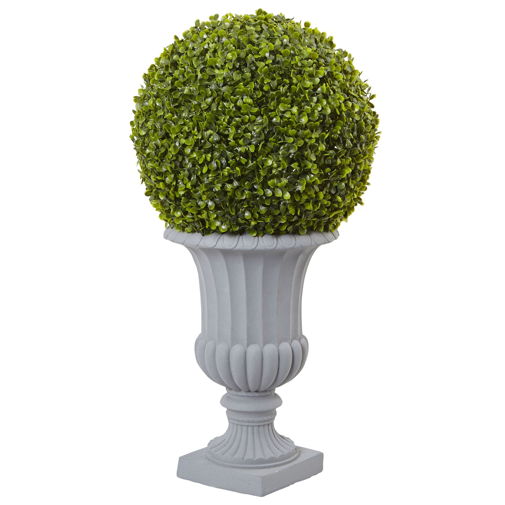 2.5 - Foot Artificial Boxwood Topiary with Urn | Zigeze