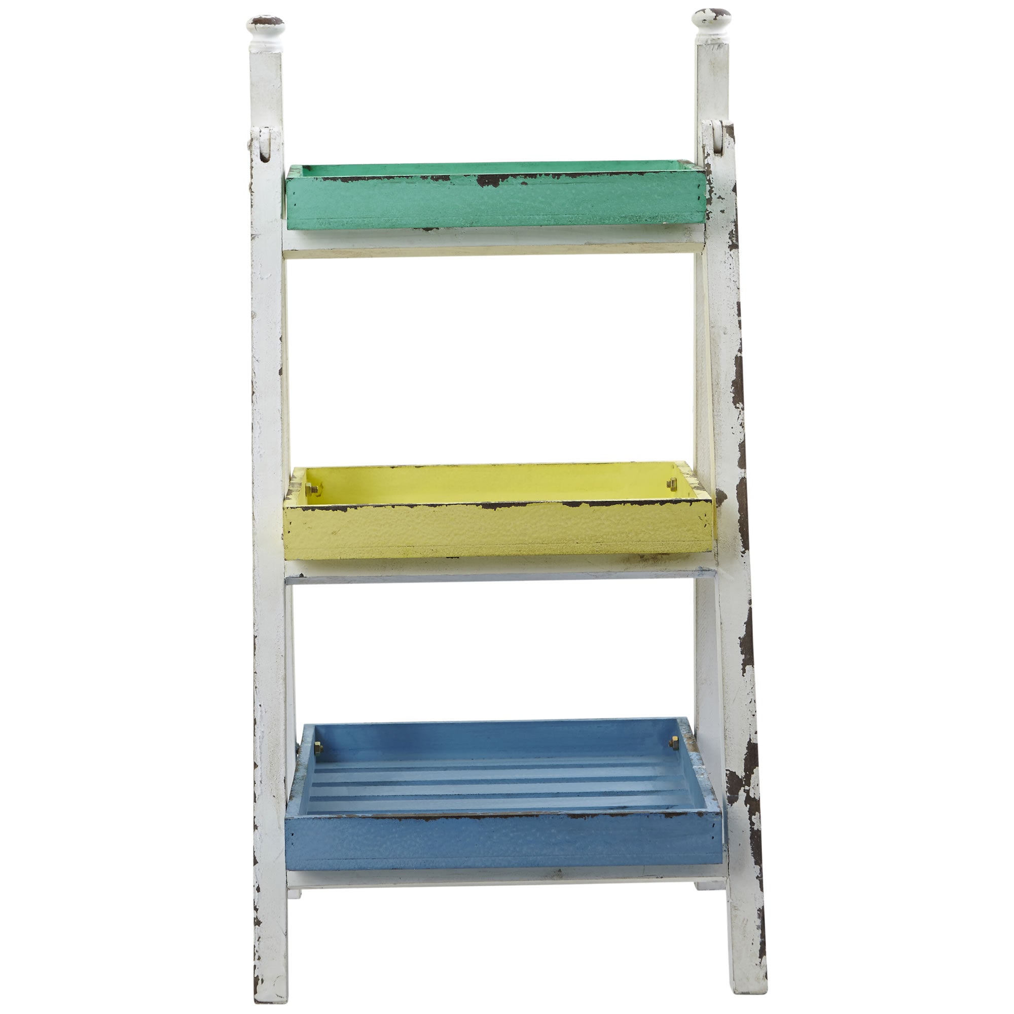 26.5 - Inch Distressed Farmhouse Decorative Stand | Zigeze