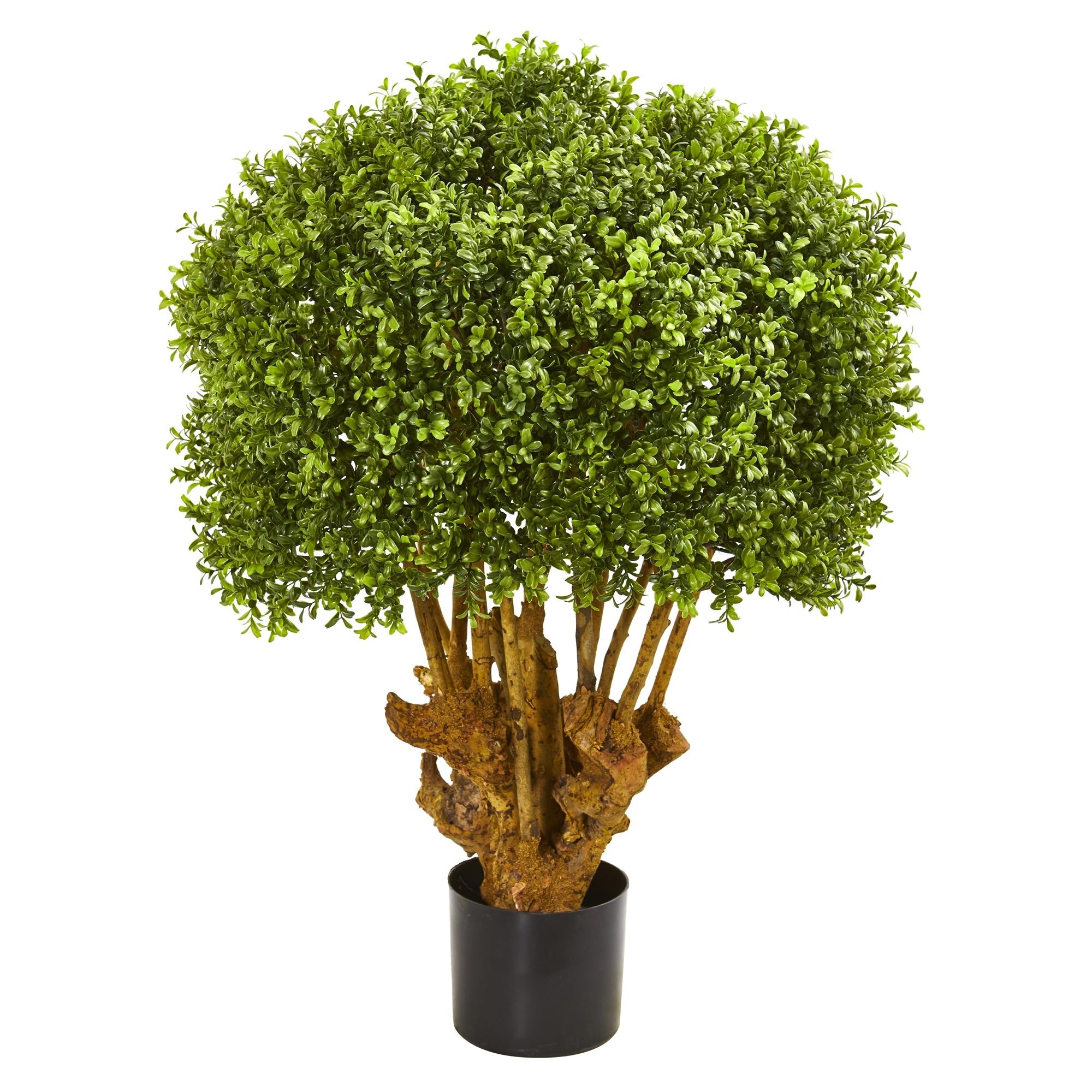 3 - Foot Realistic Boxwood Artificial Topiary Tree | Zigeze
