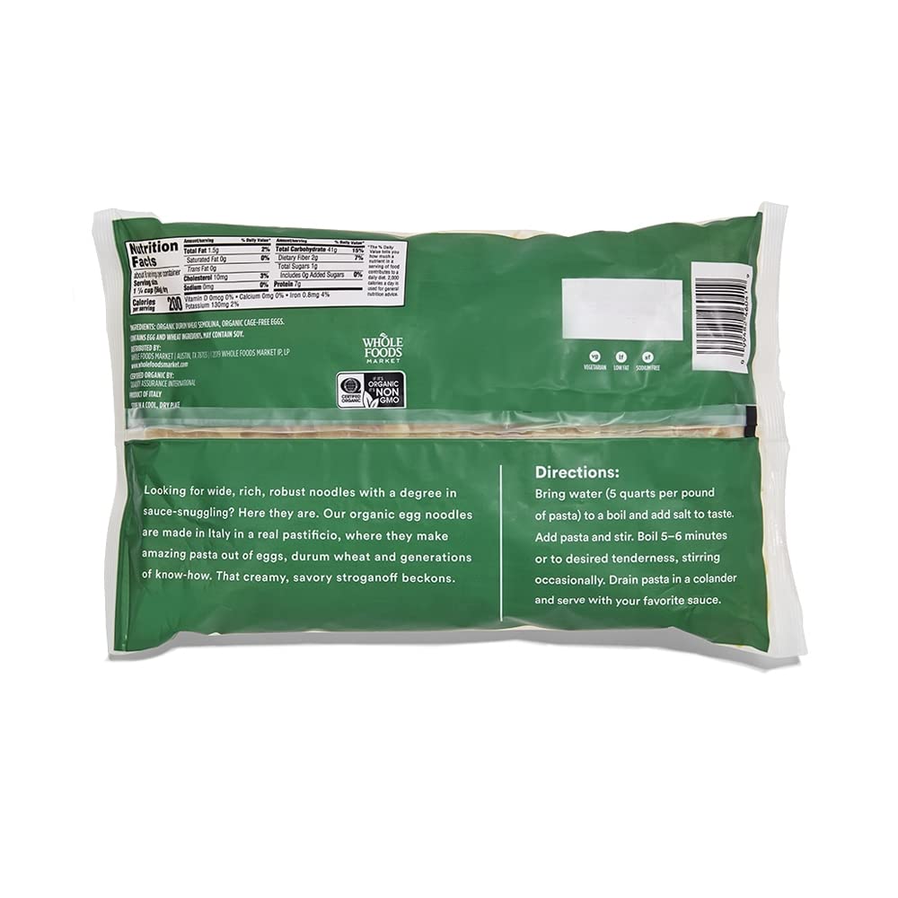 365 by Whole Foods Market Wide Egg Noodles | Zigeze