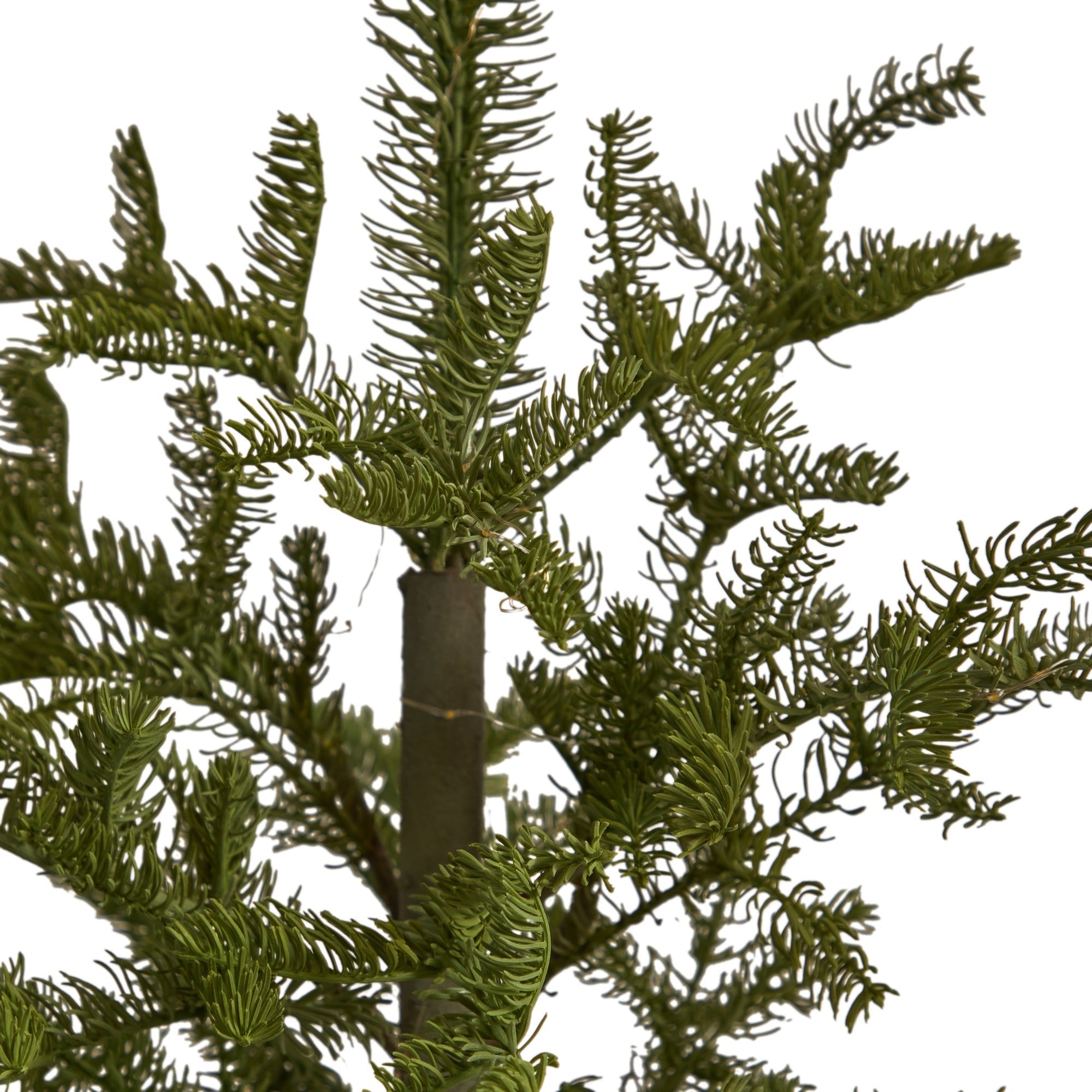 4.5' Pre - Lit Christmas Pine Tree in Decorative Planter | Zigeze
