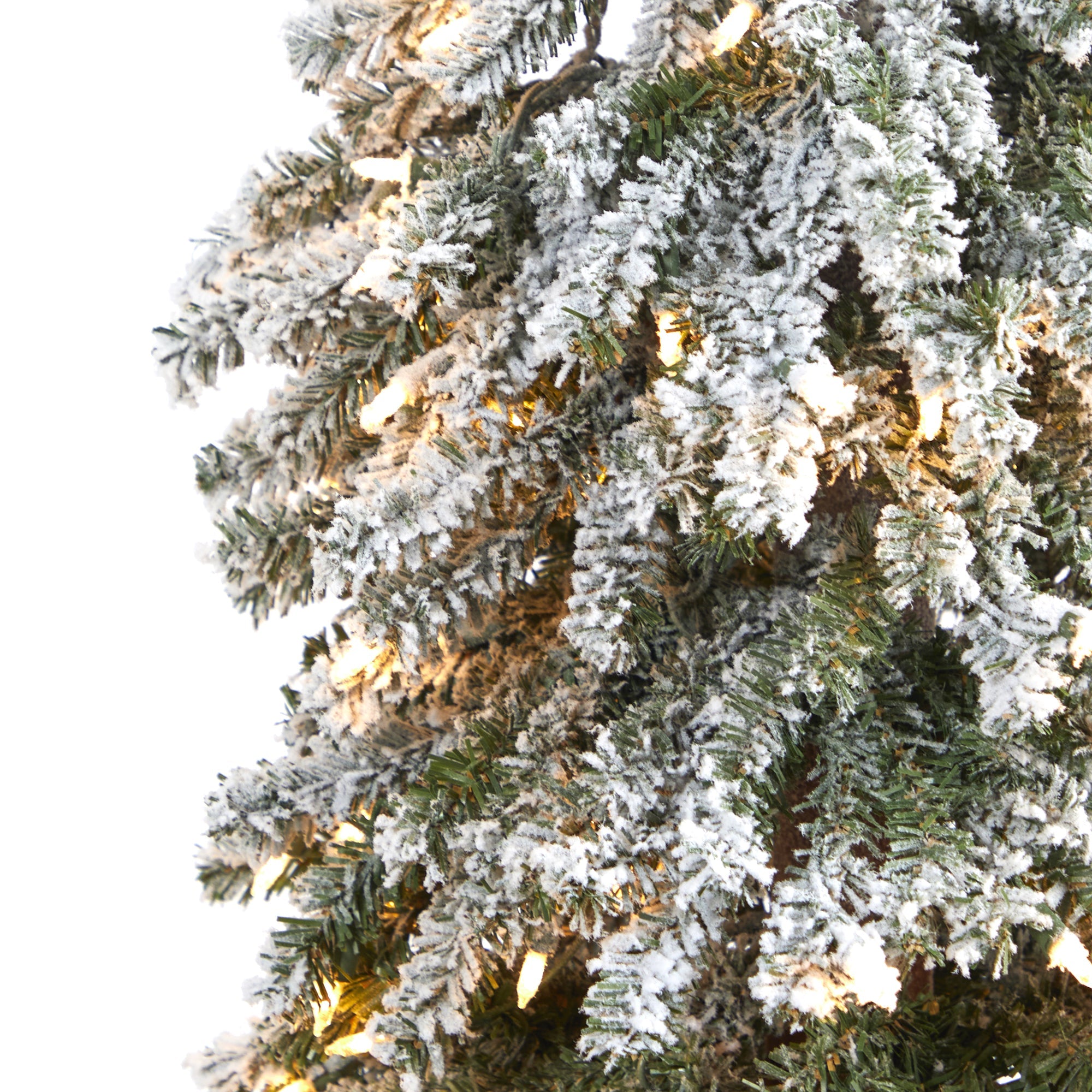 50" Frosted Swiss Pine Tree with 100 Lights | Zigeze