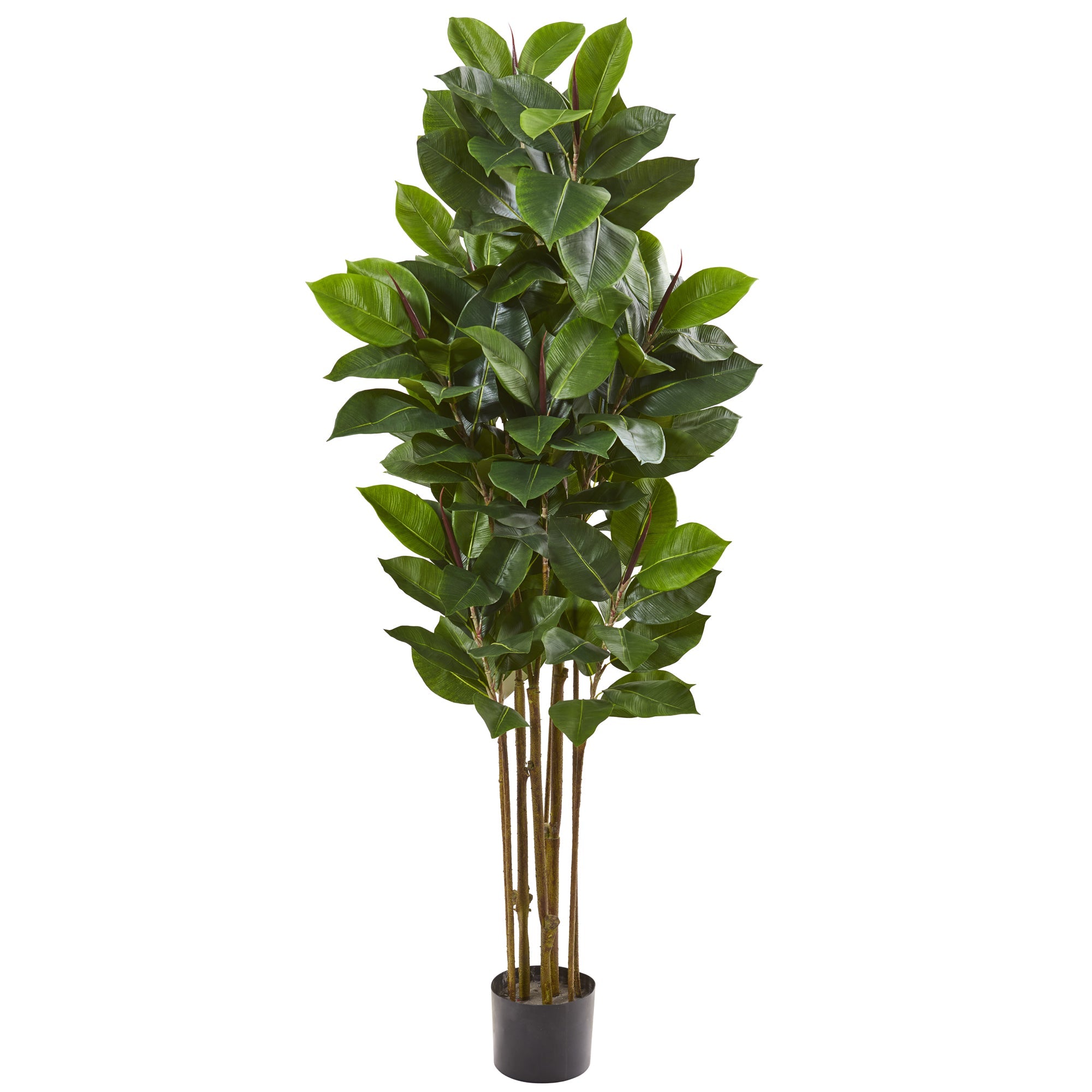 58 - Inch Rubber Leaf Artificial Silk Plant | Zigeze