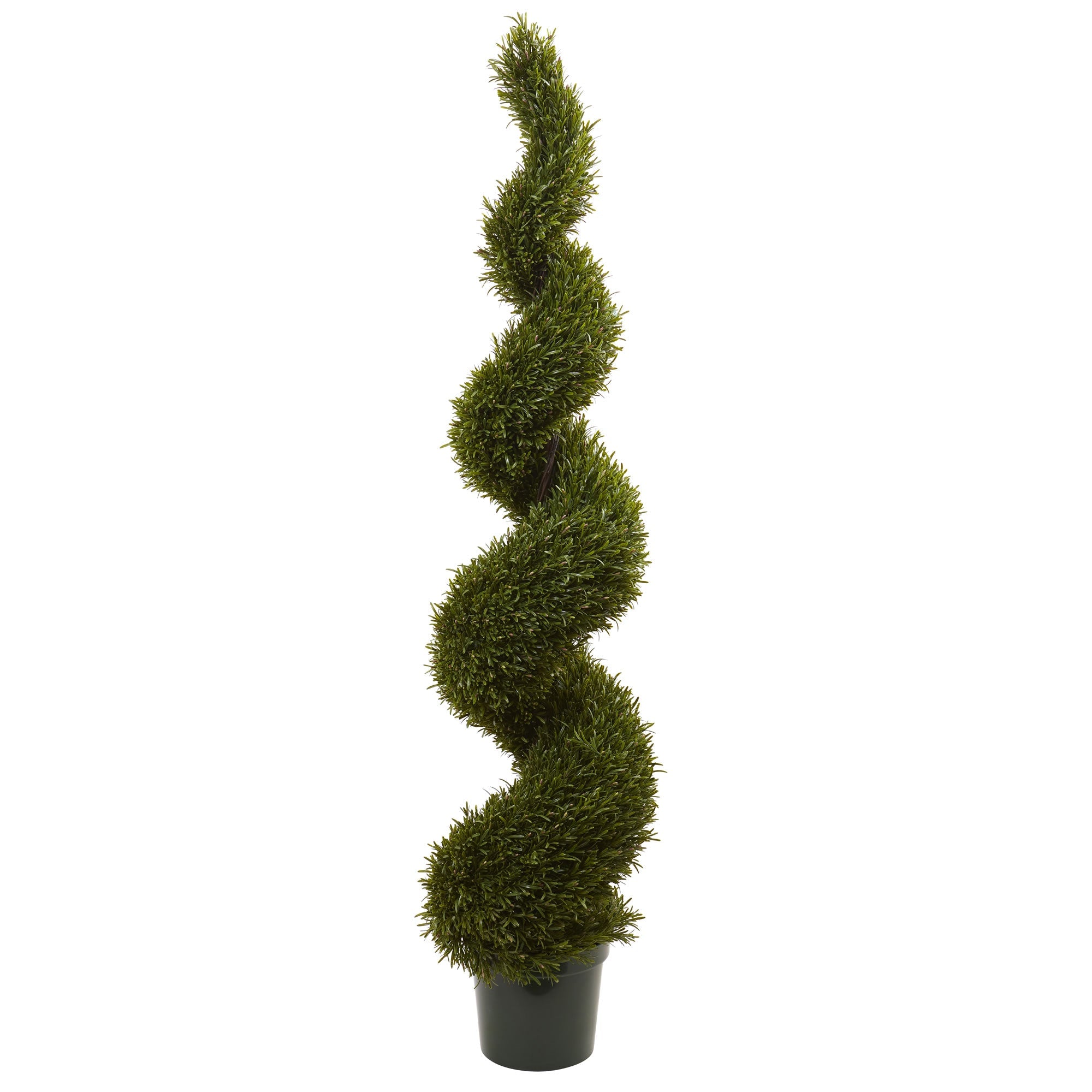 6 - Foot Artificial Rosemary Spiral Silk Tree | Zigeze