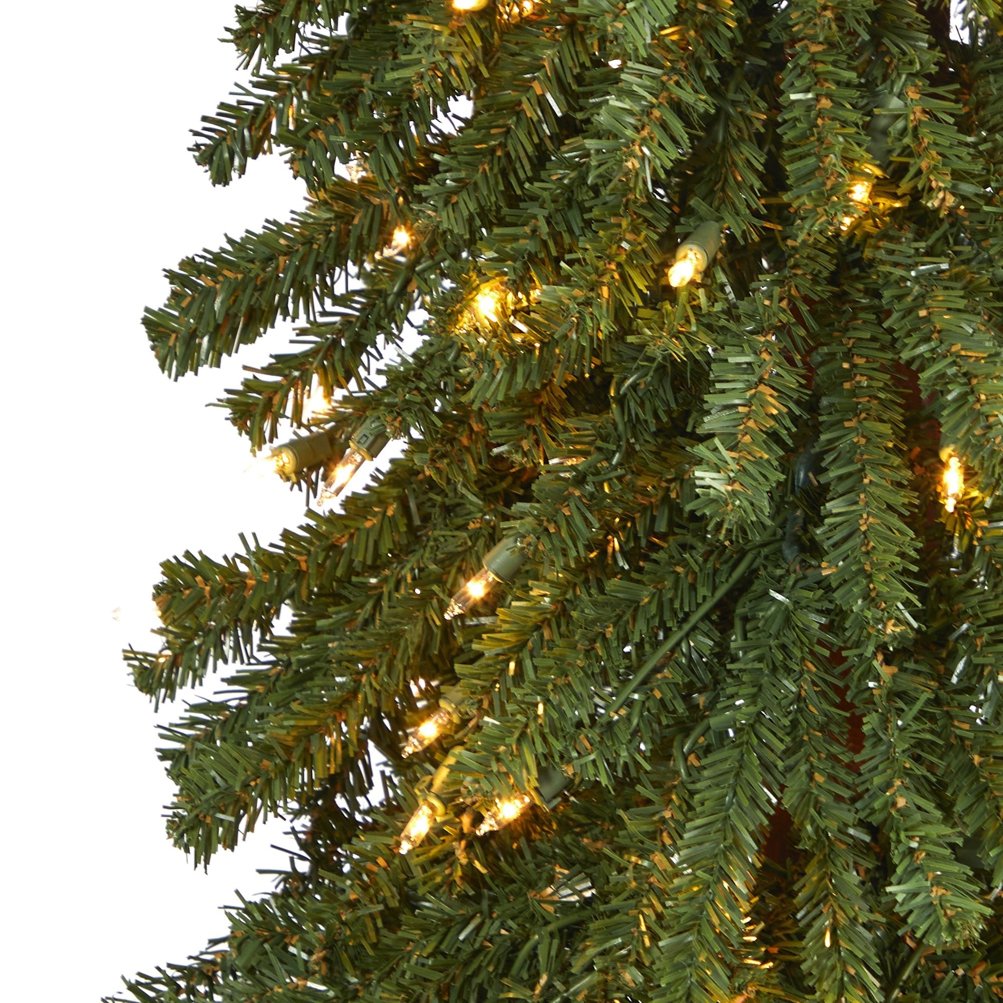 6' Grand Alpine Tree with 300 Clear Lights on Natural Trunk | Zigeze