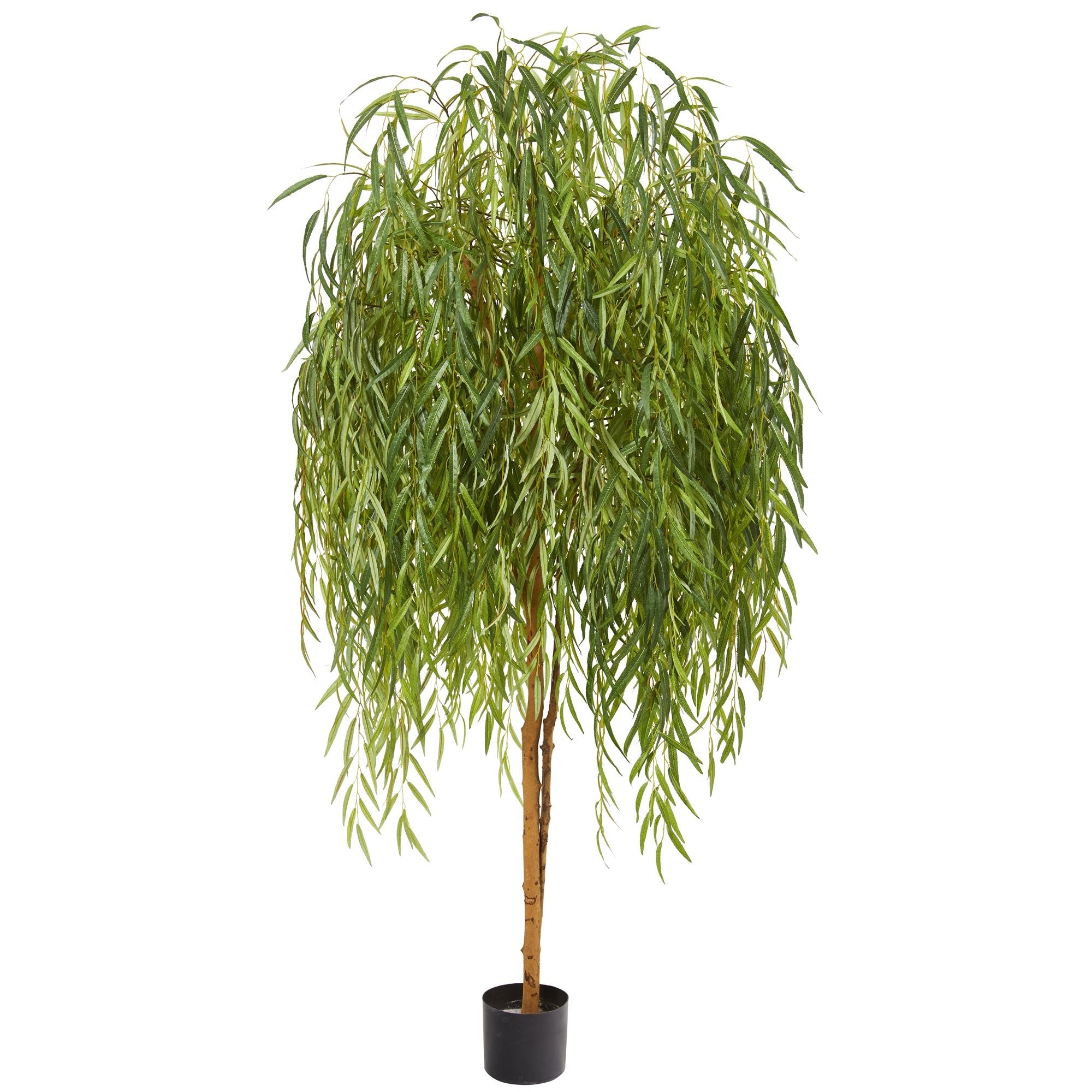 7 - Foot Willow Artificial Tree with Textured Trunk | Zigeze
