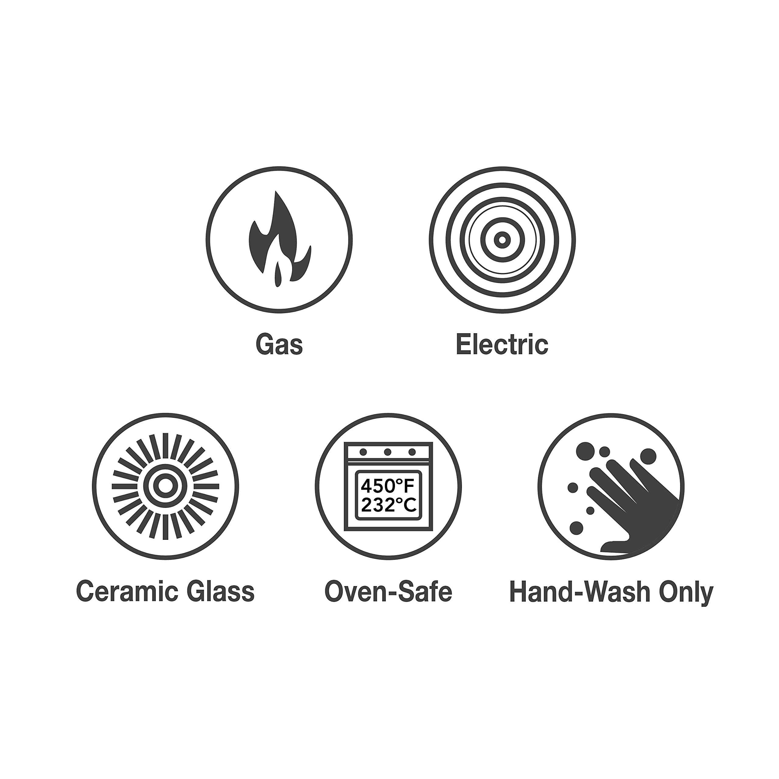 Tramontina Covered Sauce Pan Enameled Cast Iron 2.5-Quart, Gradated Red