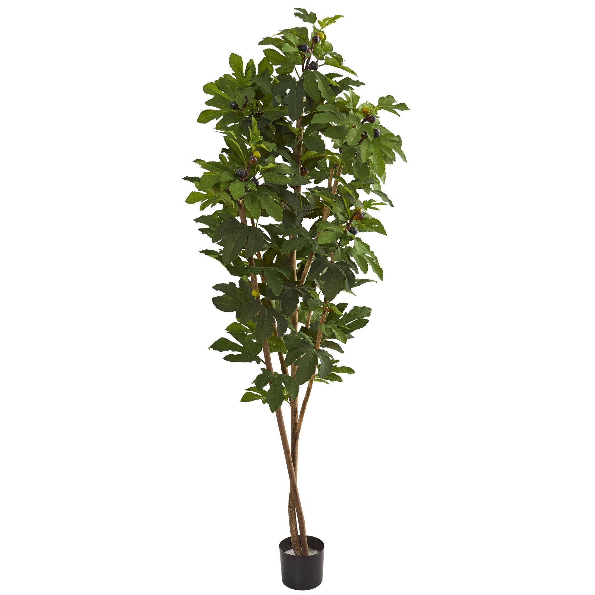 81 - inch Artificial Fig Tree with Sturdy Trunk | Zigeze