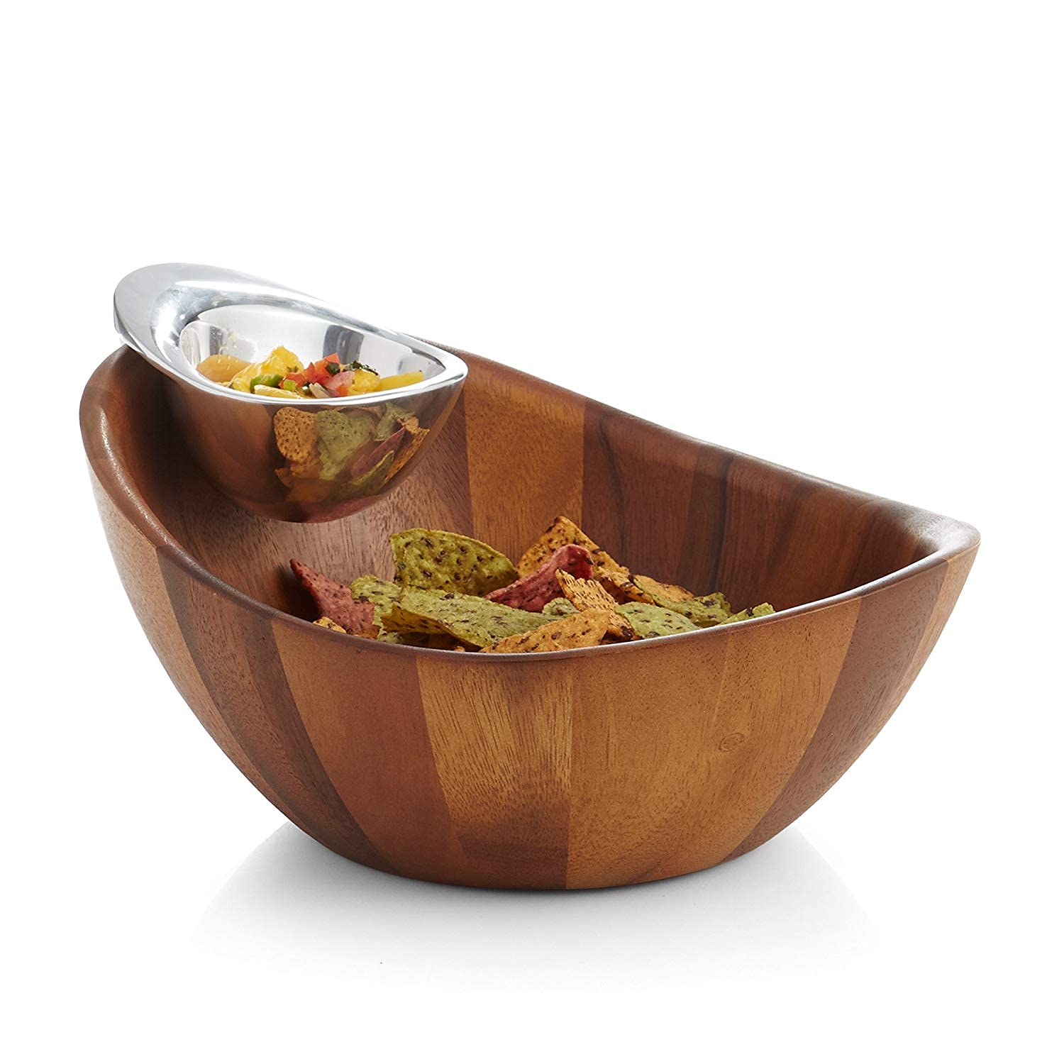 Acacia Chip and Dip Bowl | Zigeze