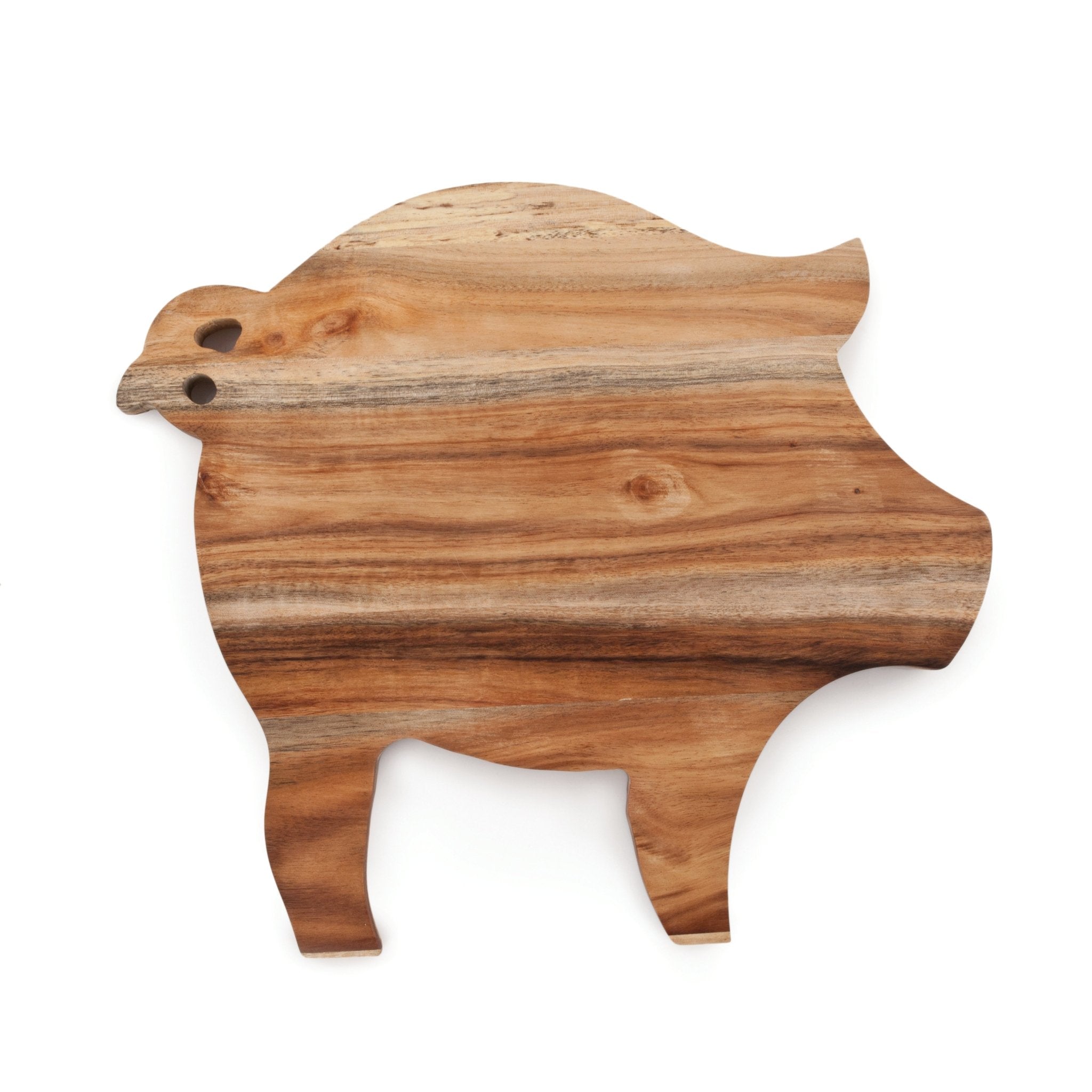 Acacia Wood Pig Cutting and Serving Board | Zigeze