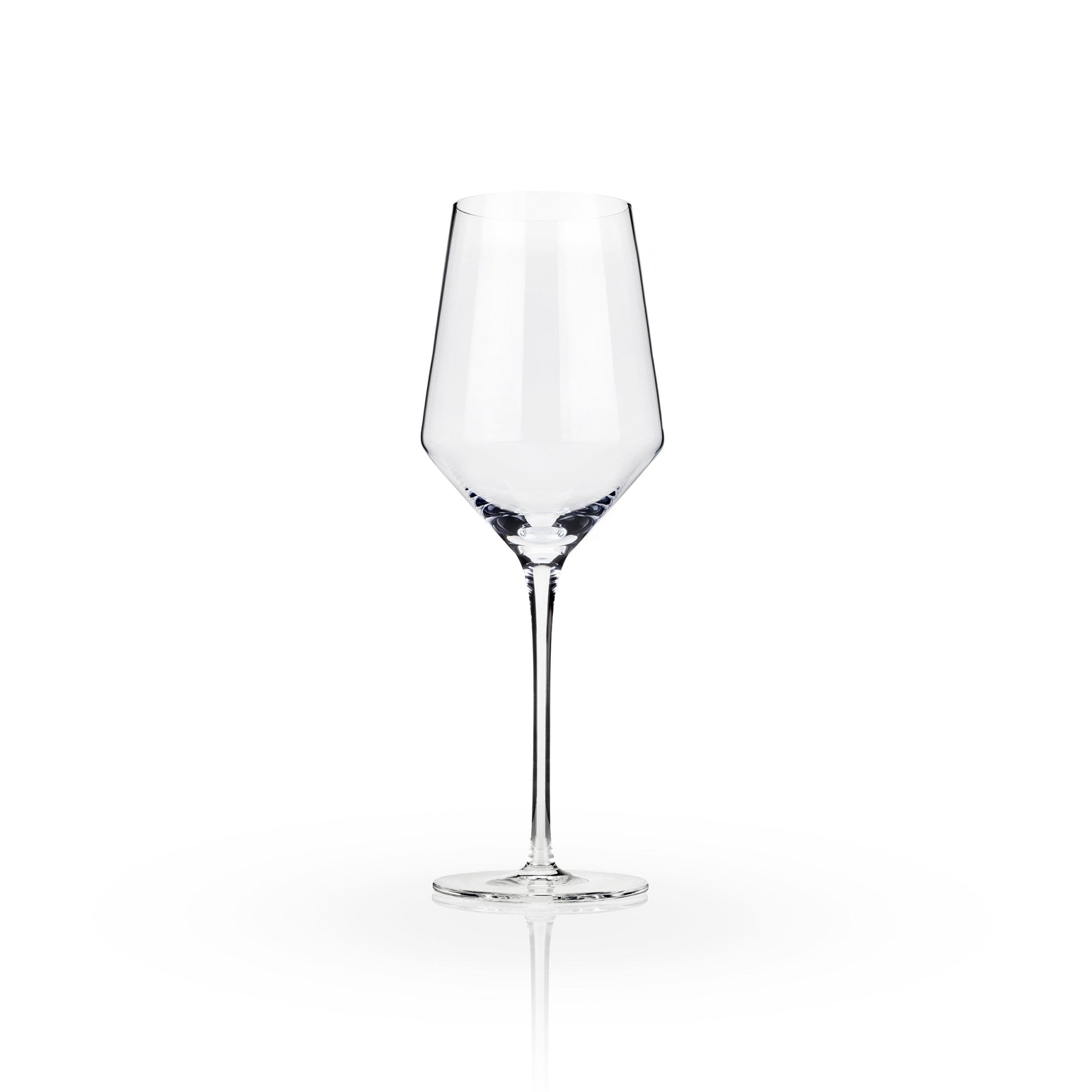 Angled Crystal Chardonnay Glasses | Zigeze