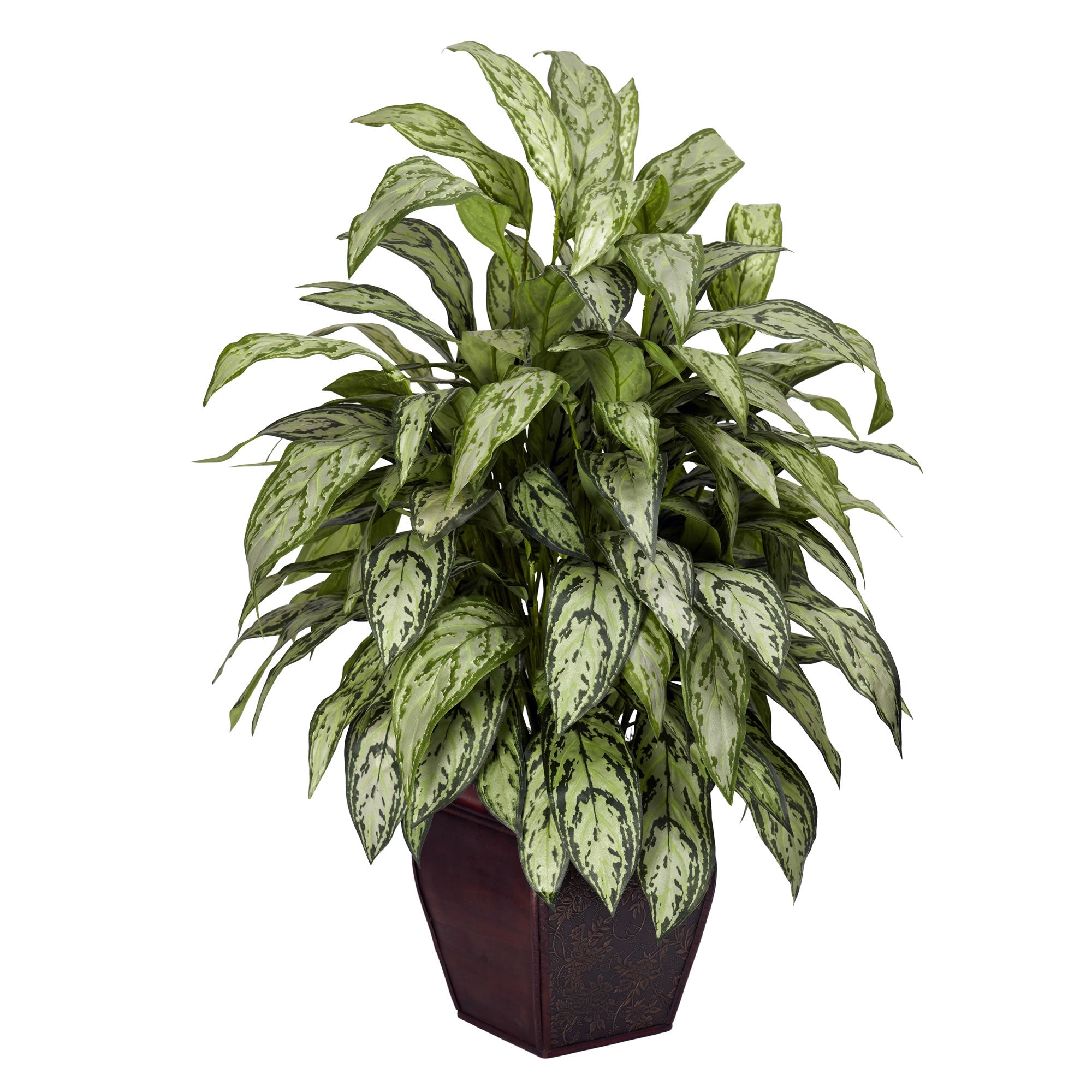 Artificial Silver Queen with Decorative Planter | Zigeze