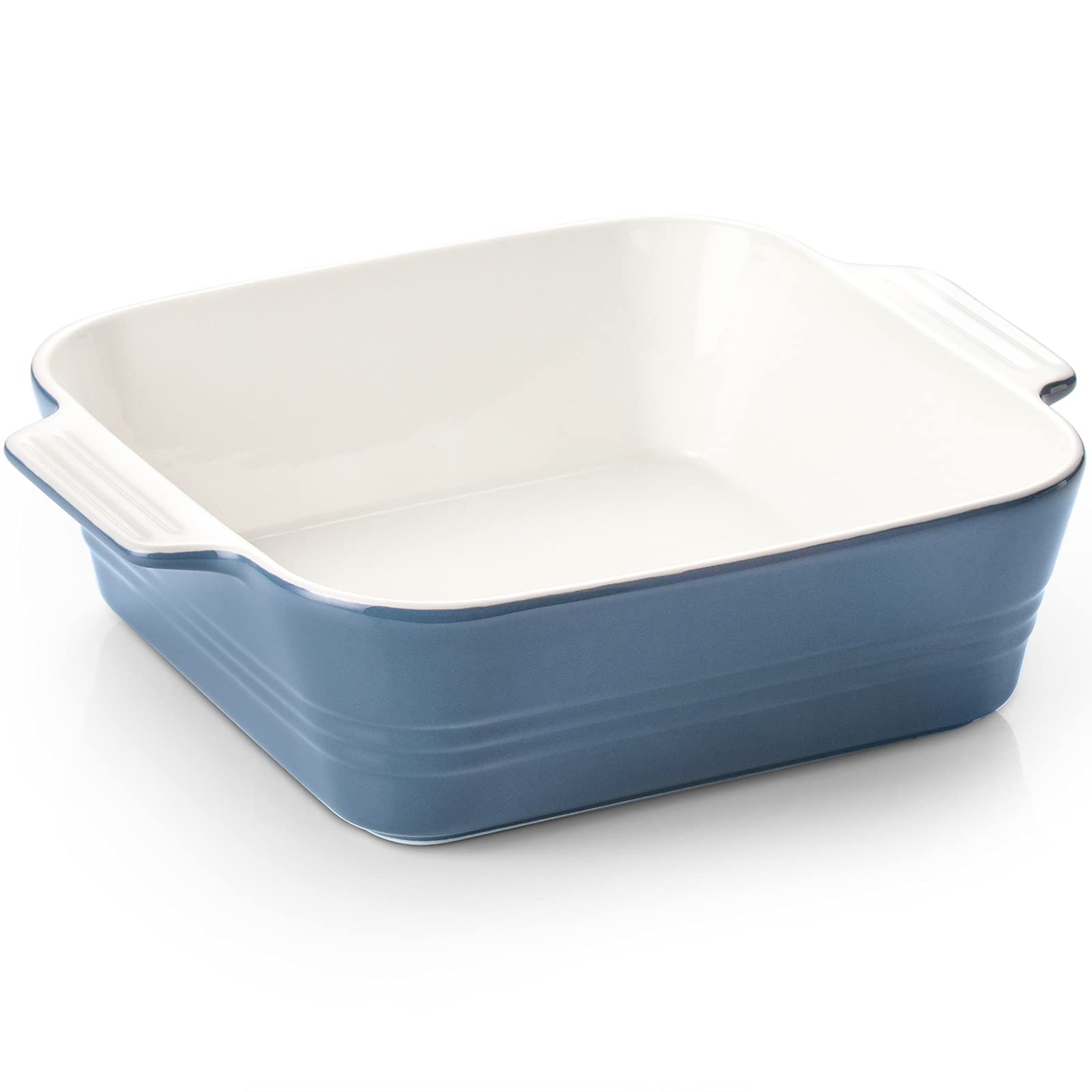 Ceramic 8 x 8 Square Casserole Baking Dish, Blue | Zigeze