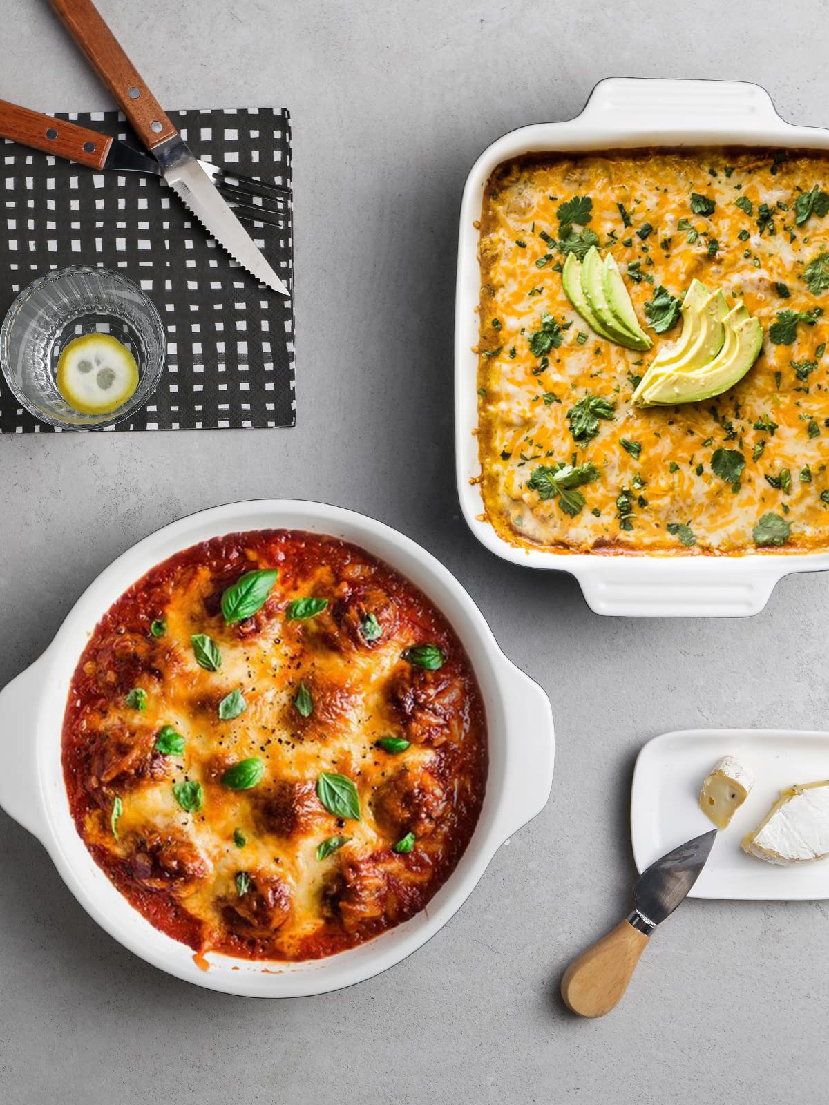 Ceramic 8 x 8 Square Casserole Baking Dish, Blue | Zigeze