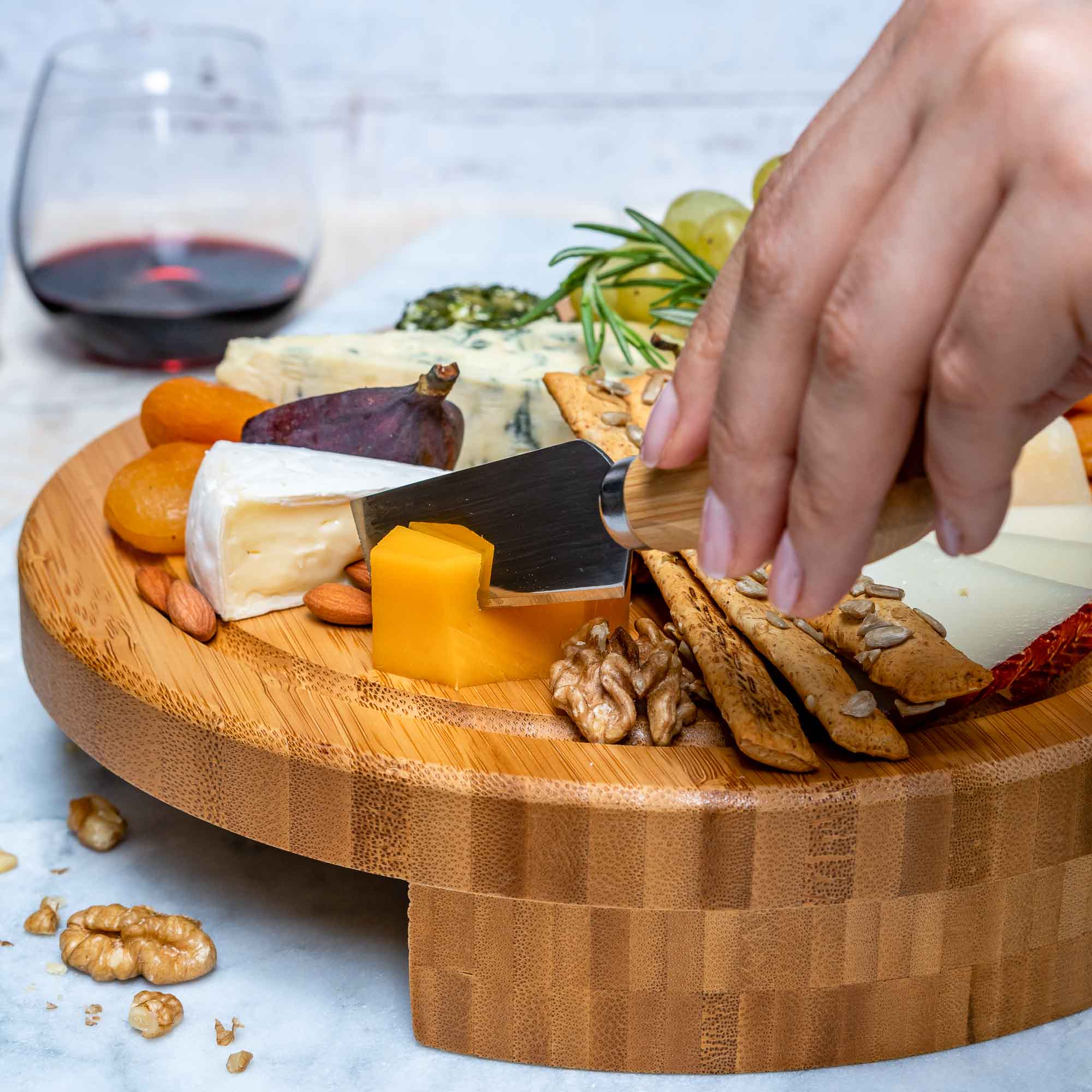 Cheese and Charcuterie Board and Knife Set | Zigeze