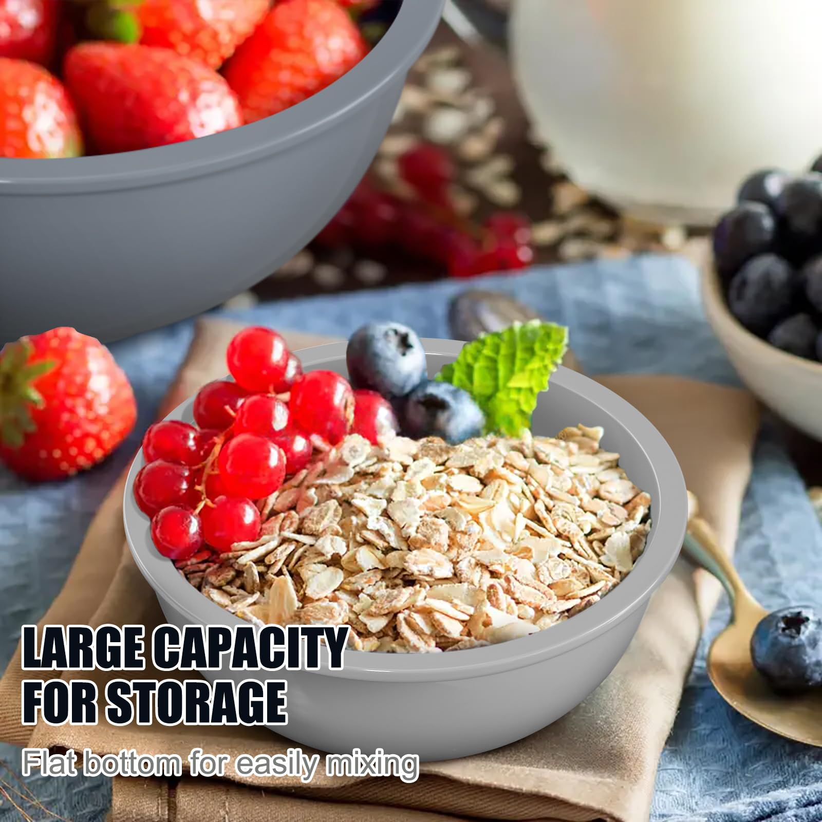 Chef Mixing Bowls with Airtight Lids | Zigeze