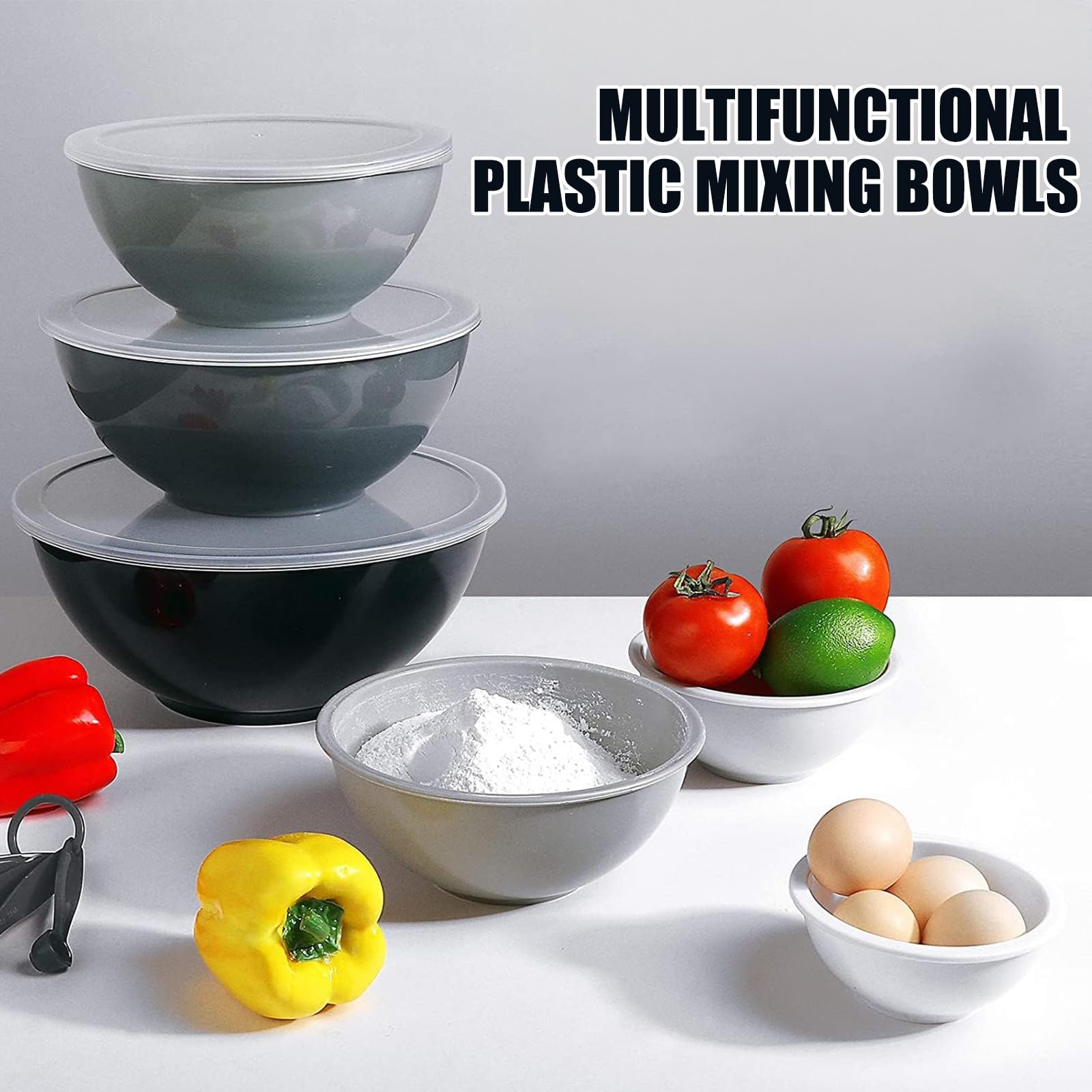 Chef Mixing Bowls with Airtight Lids | Zigeze