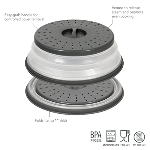 Collapsible and Vented Microwave Splatter Cover | Zigeze