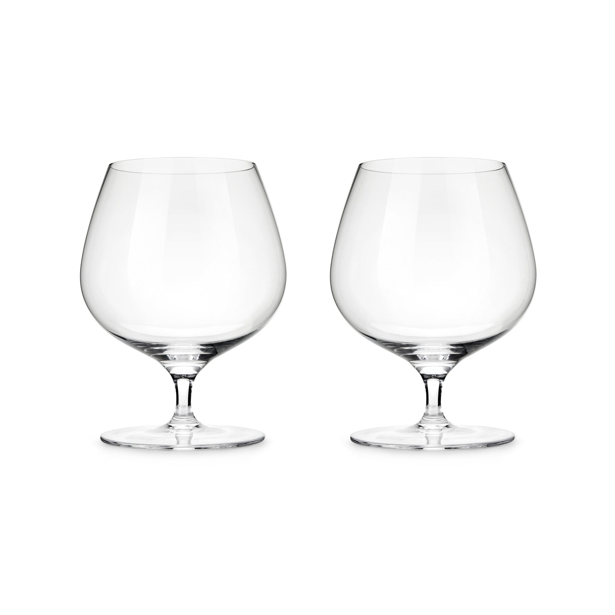 Crystal Wingback Brandy Glasses, Set of 2 | Zigeze