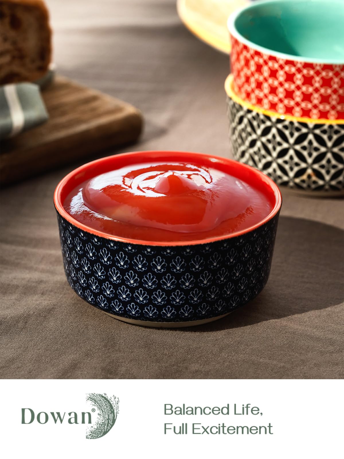 Dipping Bowls with Lids, Set of 6 | Zigeze