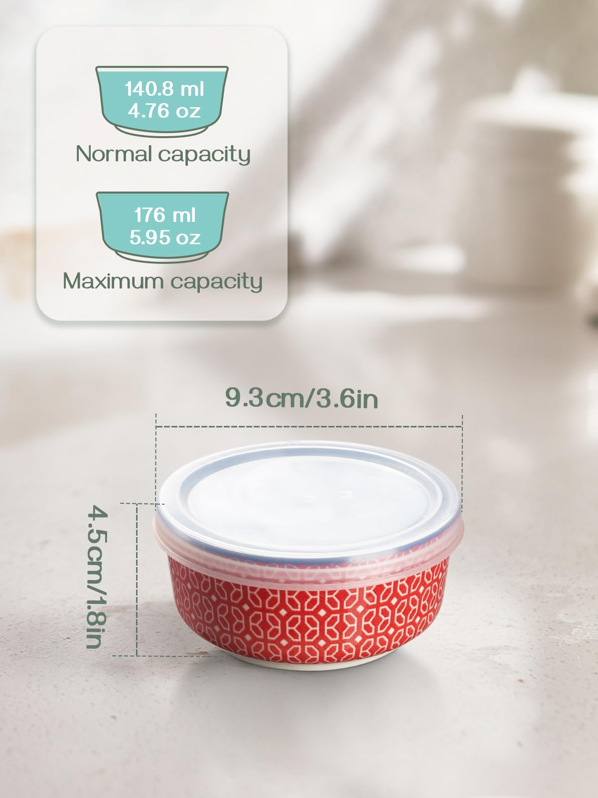 Dipping Bowls with Lids, Set of 6 | Zigeze