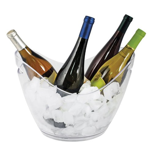 Durable Acrylic Modern 4 - Bottle Ice Bucket | Zigeze