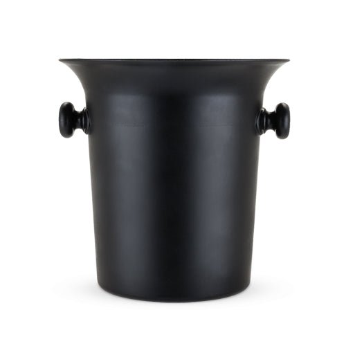 Durable Plastic Ice Bucket in Black | Zigeze