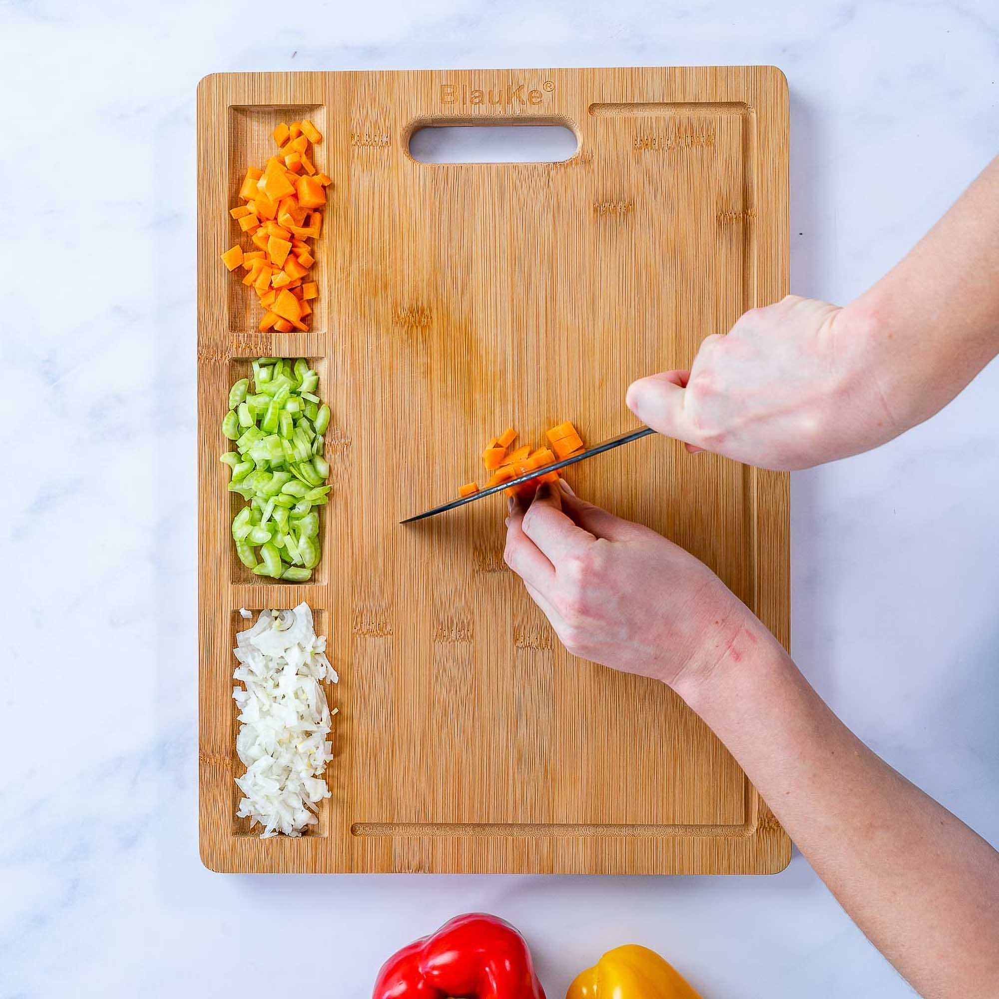 Extra Large Bamboo Cutting and Serving Board | Zigeze