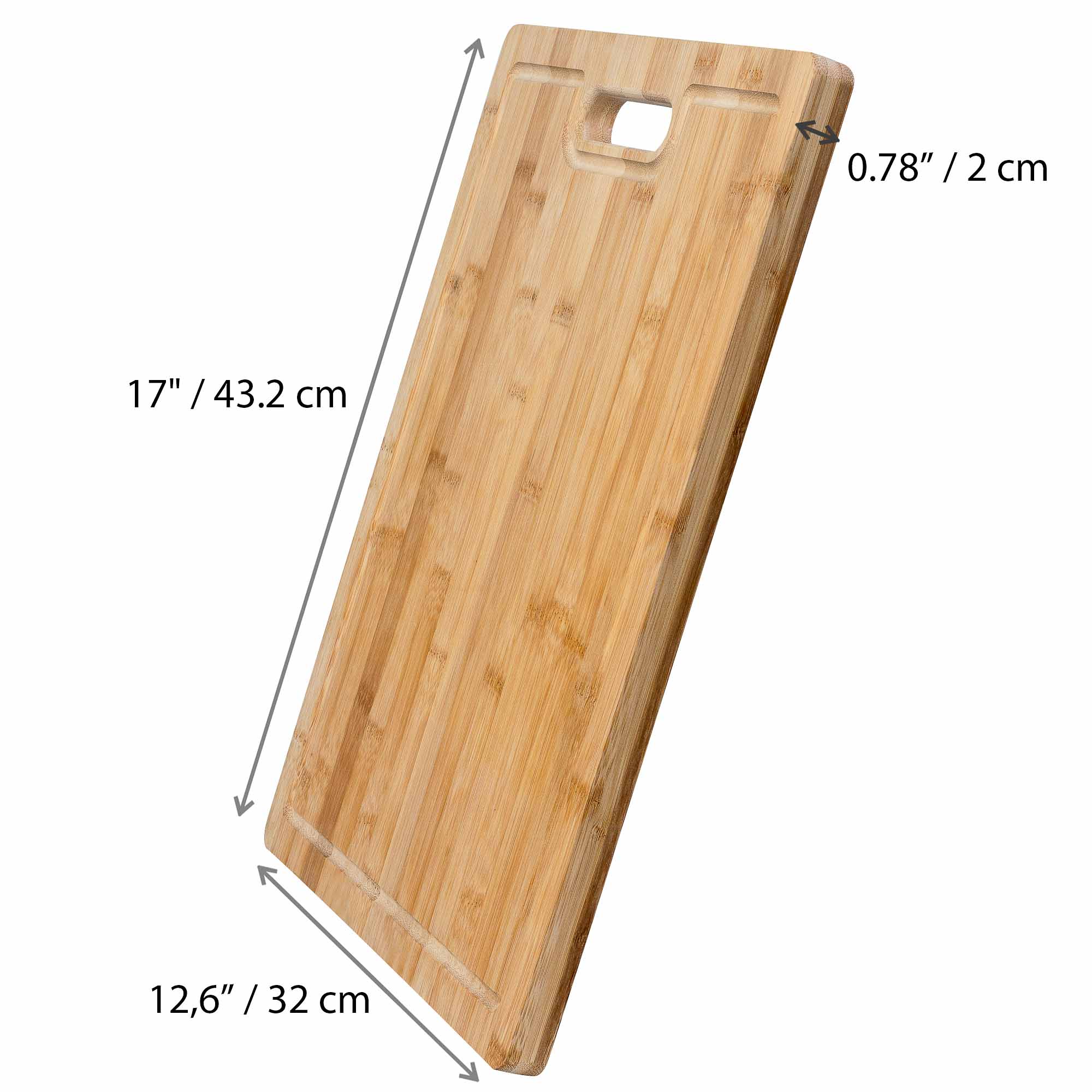 Extra Large Bamboo Cutting and Serving Board | Zigeze