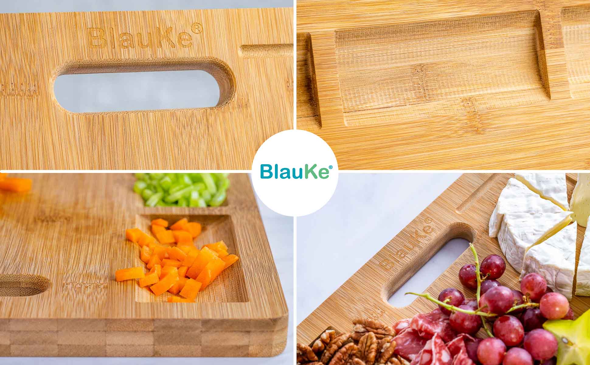 Extra Large Bamboo Cutting and Serving Board | Zigeze