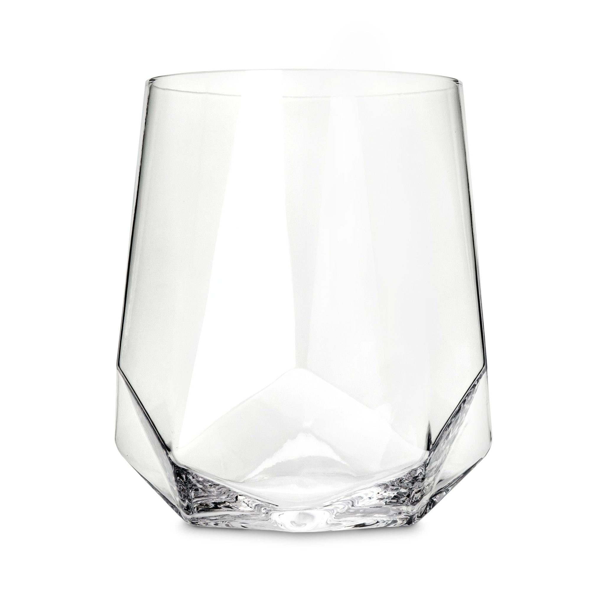 Faceted Crystal 20 - Ounce Wine Glasses | Zigeze