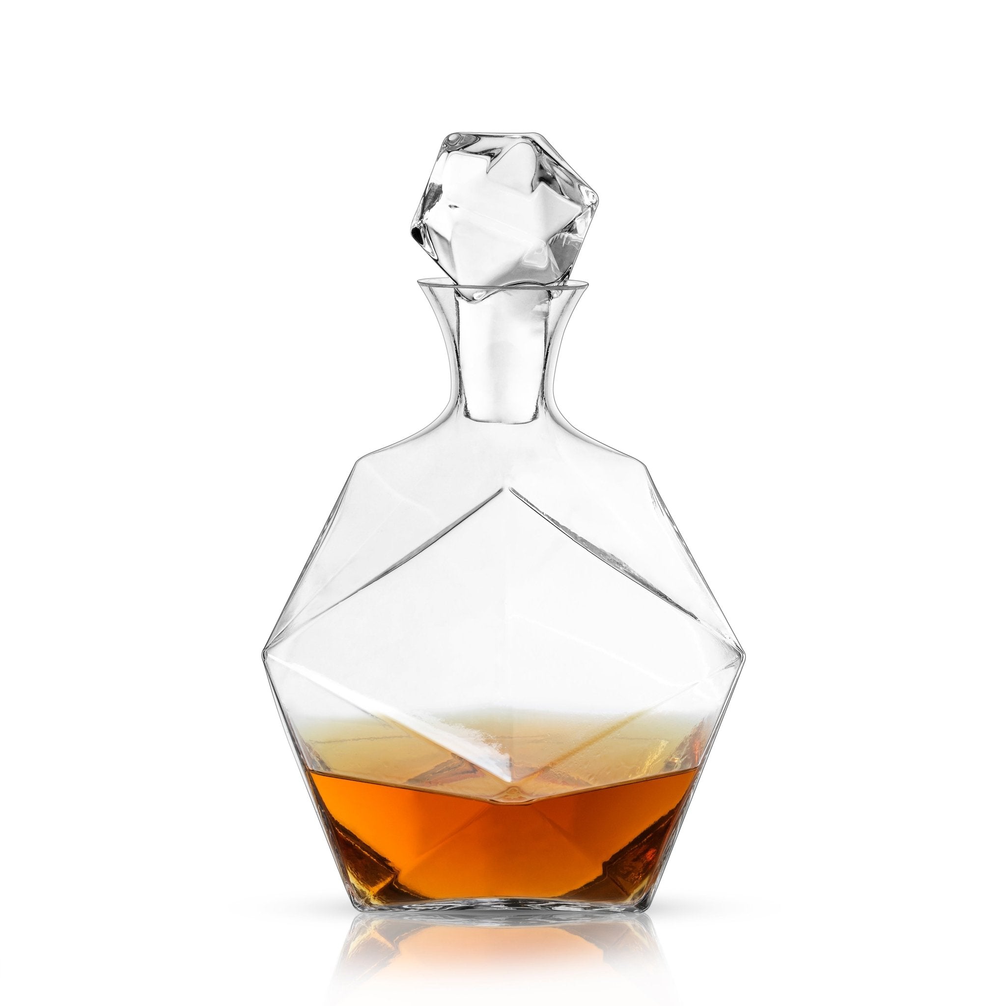 Faceted Crystal Liquor 40 - Ounce Decanter | Zigeze