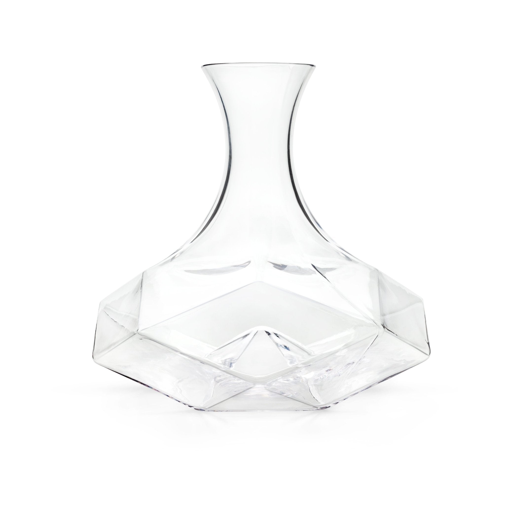Faceted Crystal Wine 64 - Ounce Decanter | Zigeze