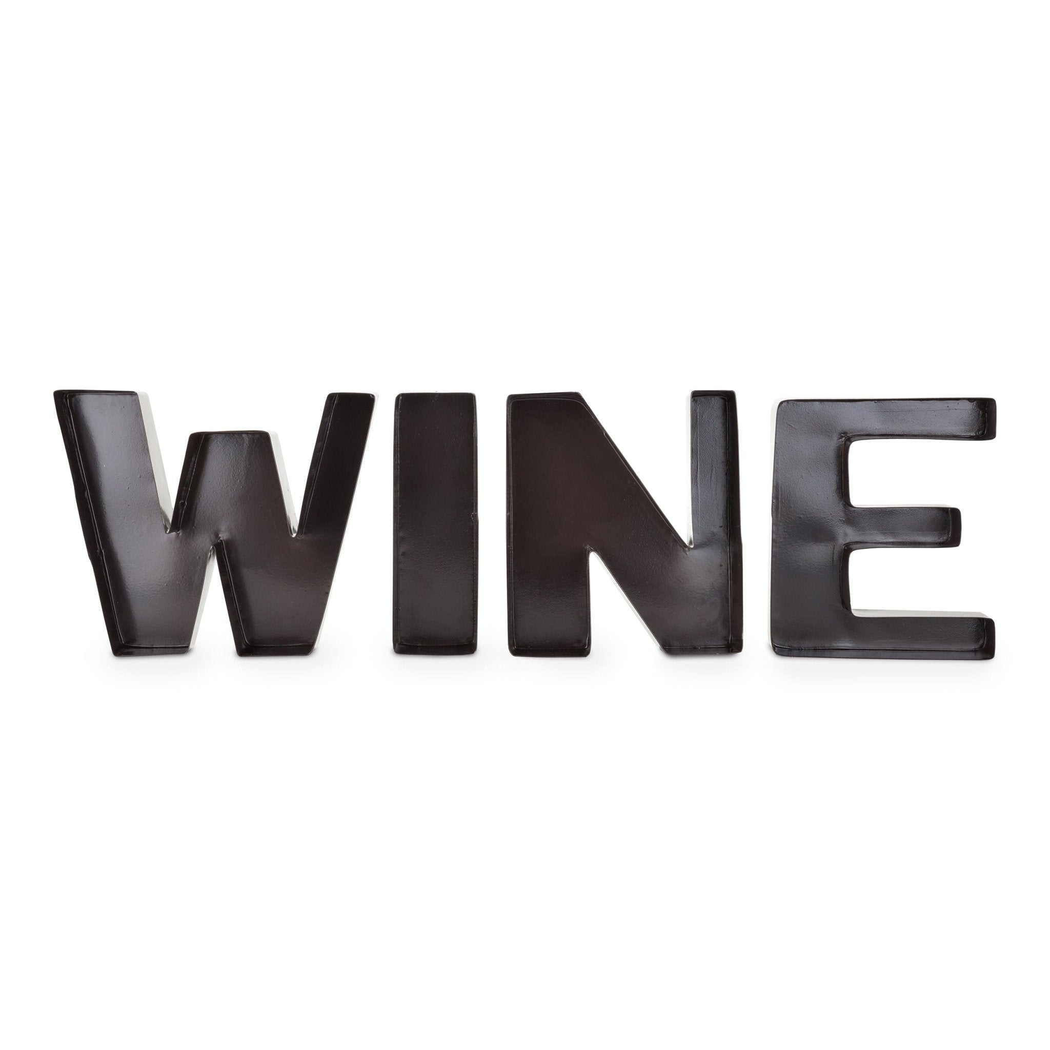 Four - Letter Wine Cork Holder, Metal | Zigeze