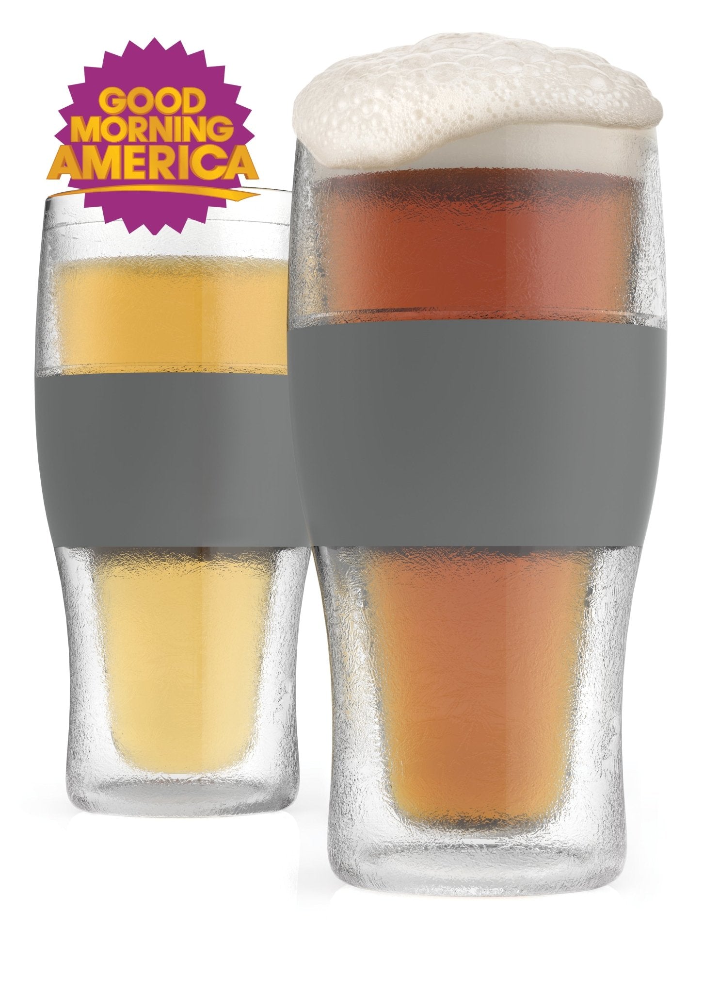 Freeze Cooling Pint Glasses (Set of 2) | Zigeze