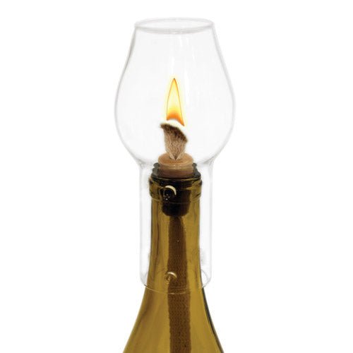 Glass Hurricane Bottle Lamp by Twine | Zigeze