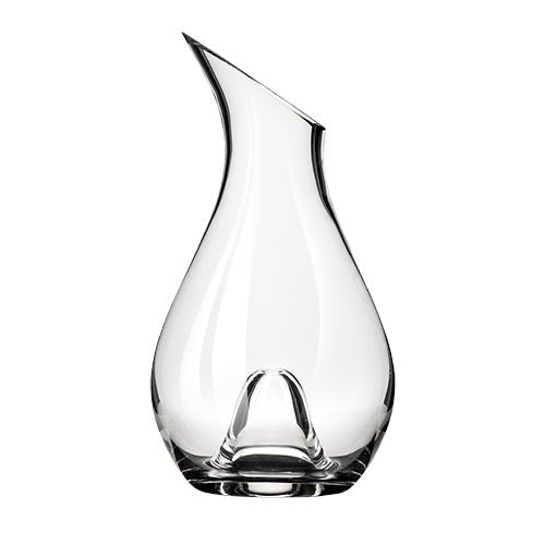 Glass Red and Gold Wine Decanter | Zigeze