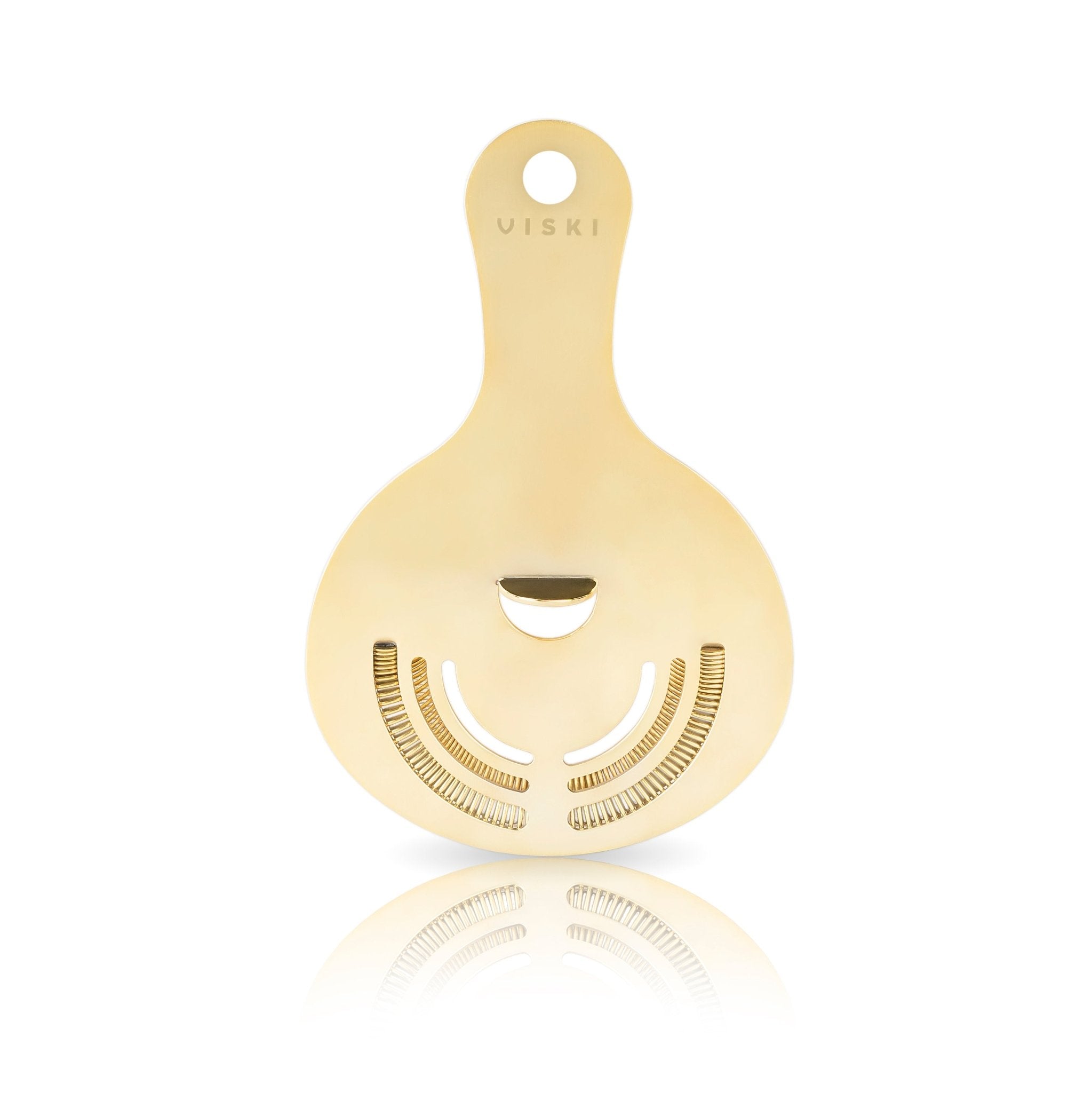 Gold Plated Hawthorne Strainer with Removable Spring | Zigeze