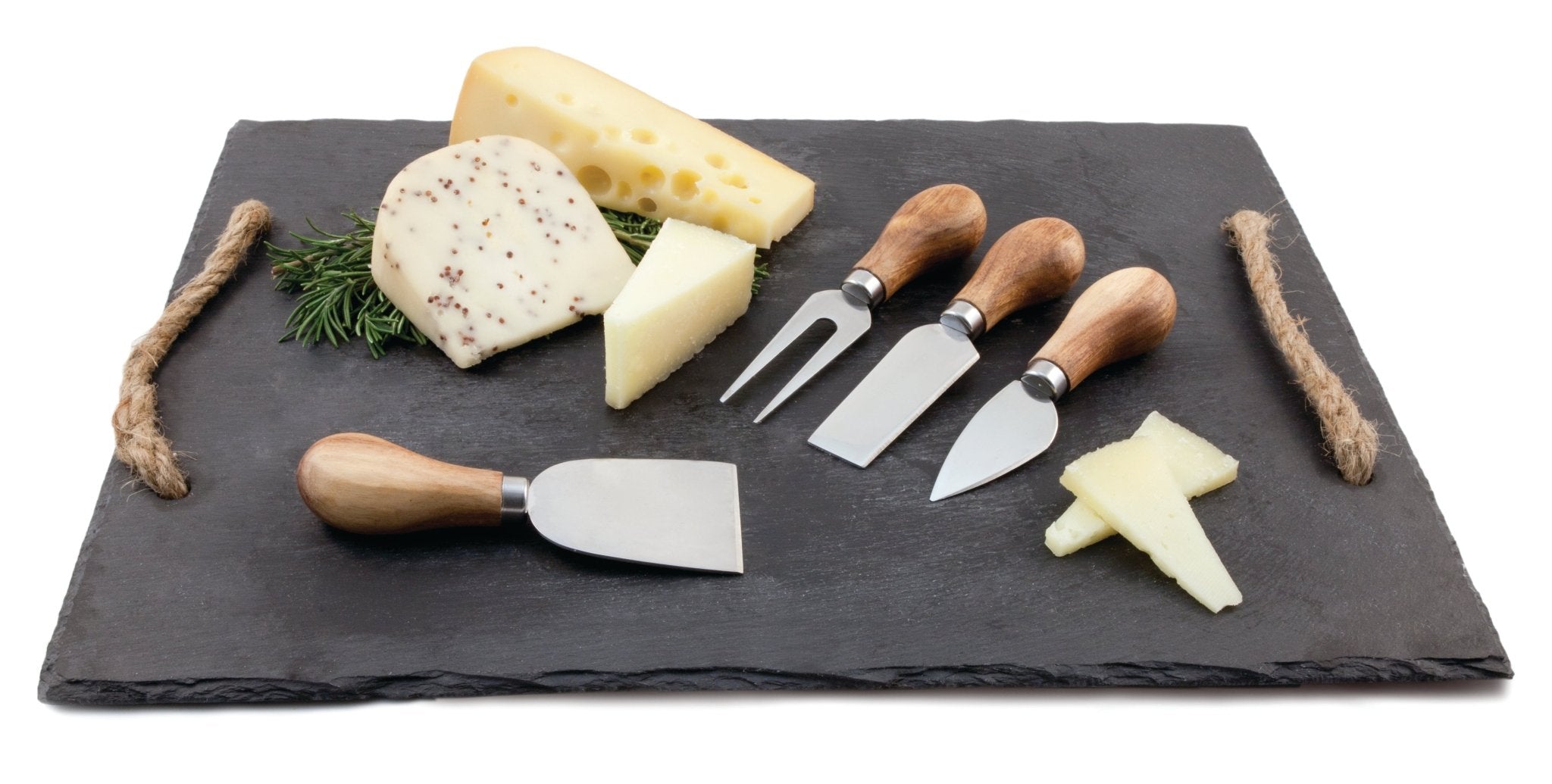 Gourmet Cheese Tool Set, Stainless Steel and Acacia Wood | Zigeze