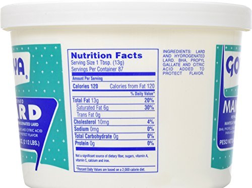 Goya Manteca Refined Lard | Zigeze