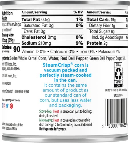 Green Giant Steam Crisp Mexicorn Blend | Zigeze