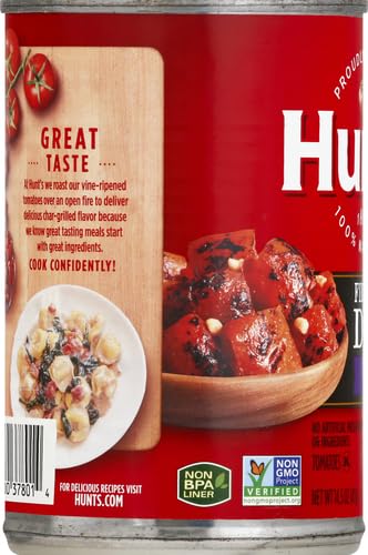 Hunt's Fire Roasted Diced Tomatoes with Garlic | Zigeze
