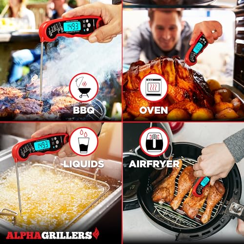 Instant Read Digital Thermometer for Grill and Cooking | Zigeze
