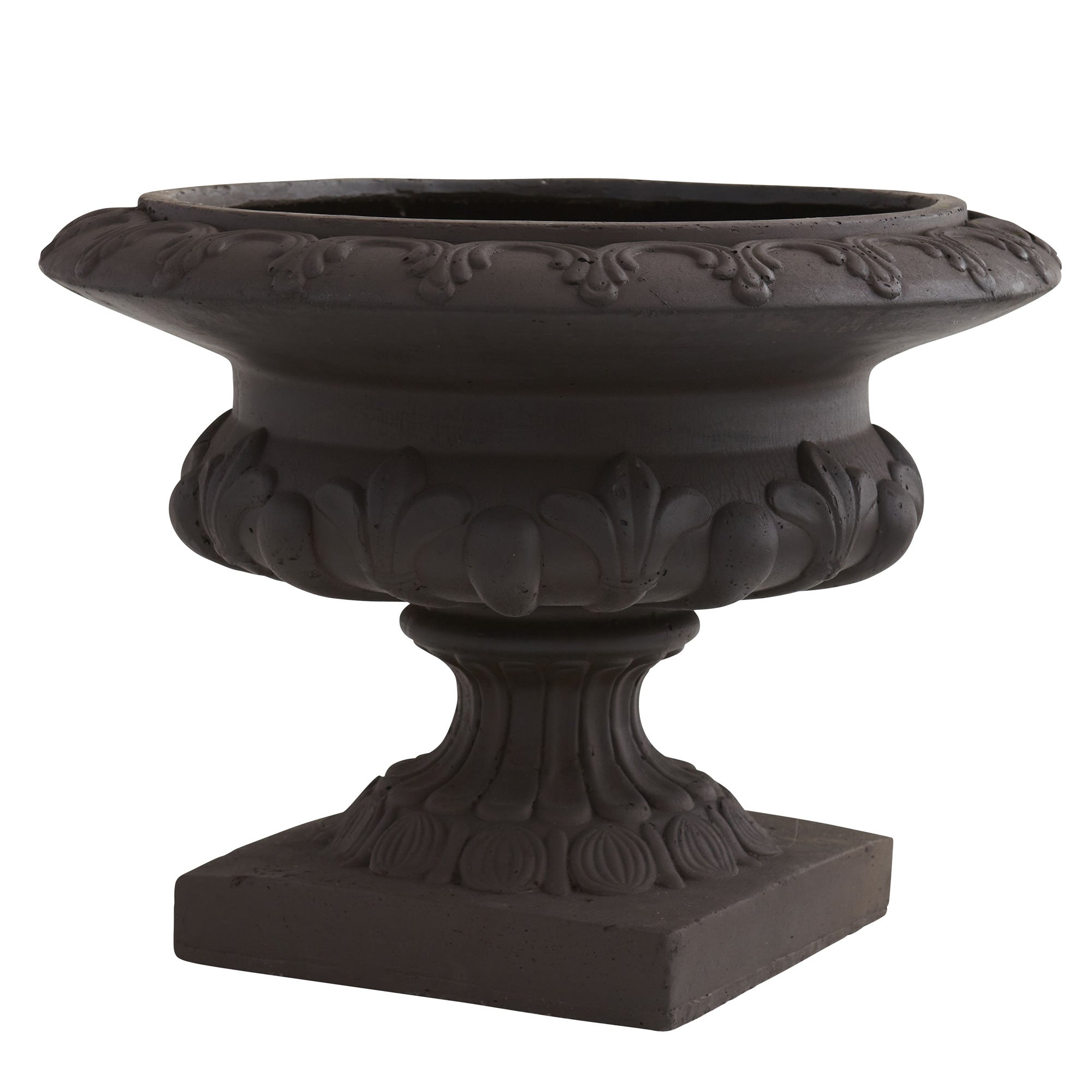 Iron Finished Decorative Indoor/Outdoor Urn | Zigeze