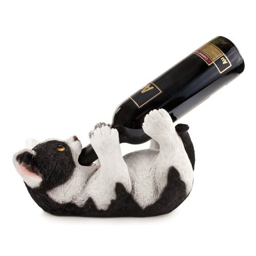 Klutzy Kitty Single Wine Bottle Holder | Zigeze