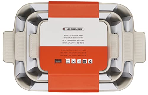 Le Creuset Heritage Bakeware Dishes, Set 3 | Zigeze