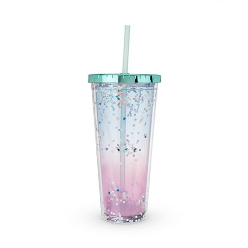 Mermaid Glitter Drink 24 - Ounce Tumbler | Zigeze