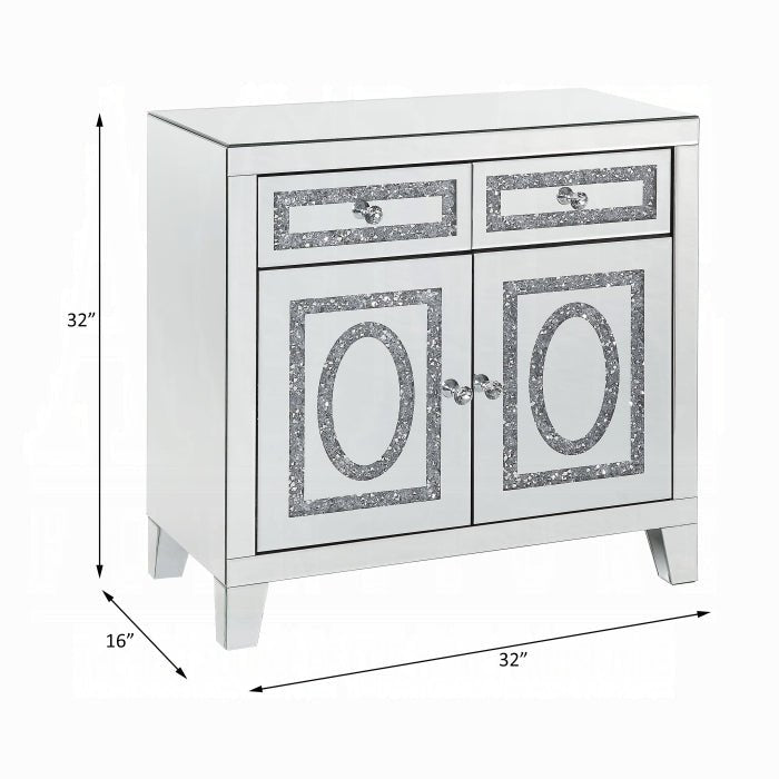 Mirrored and Faux Diamond Cabinet | Zigeze