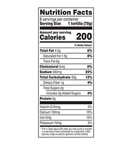 Mission Burrito Large Flour Tortillas, 8 Count | Zigeze